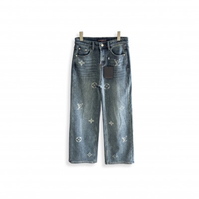 LOUIS VUITTON MONOGRAM DENIM PANTS 